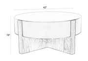 Aspen - 42" Round Cocktail Table With 2 End Tables - Barton Bronze - R&R Furniture Gallery (Fountain Valley, CA)