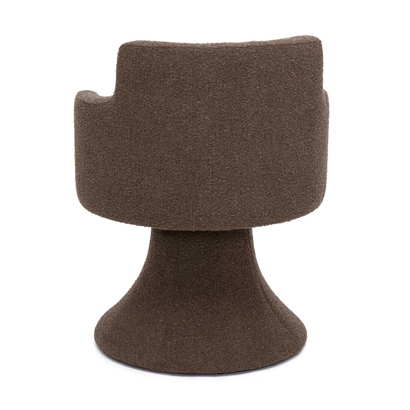 Jeffree - Performance Boucle Swivel Dining Chair - R&R Furniture Gallery (Fountain Valley, CA)