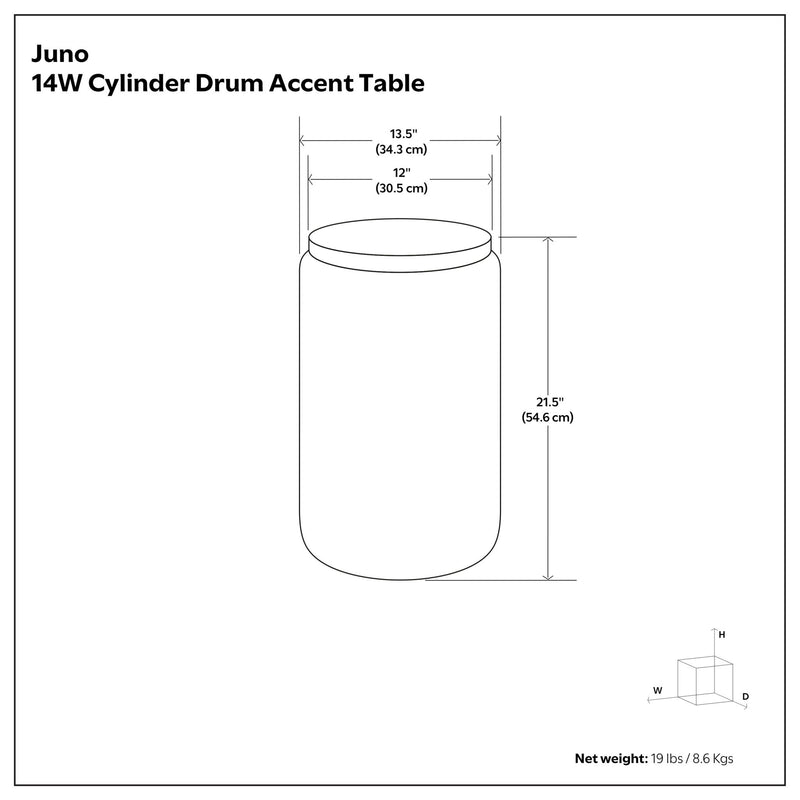 Juno - Cast Aluminum Side Table - Black - R&R Furniture Gallery (Fountain Valley, CA)