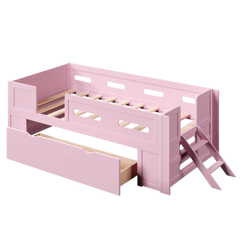 Platform Bed With Guardrail And Drawer - R&R Furniture Gallery (Fountain Valley, CA)