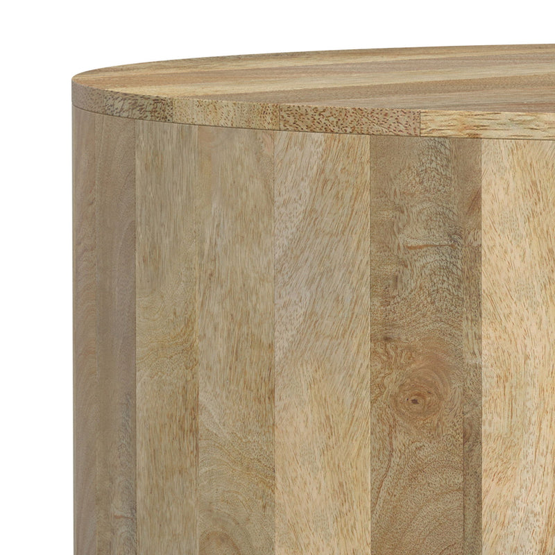 Millbury - Drum Coffee Table - Natural - R&R Furniture Gallery (Fountain Valley, CA)