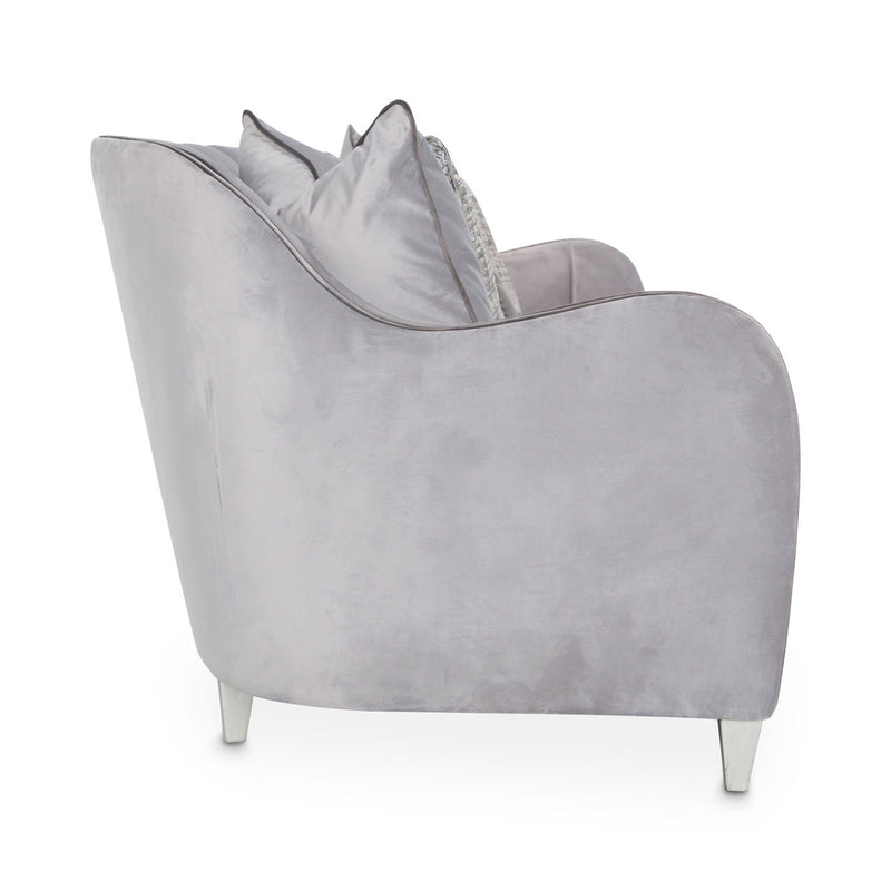 Roxbury Park - Velvet Sofa - Steel / Slate - R&R Furniture Gallery (Fountain Valley, CA)