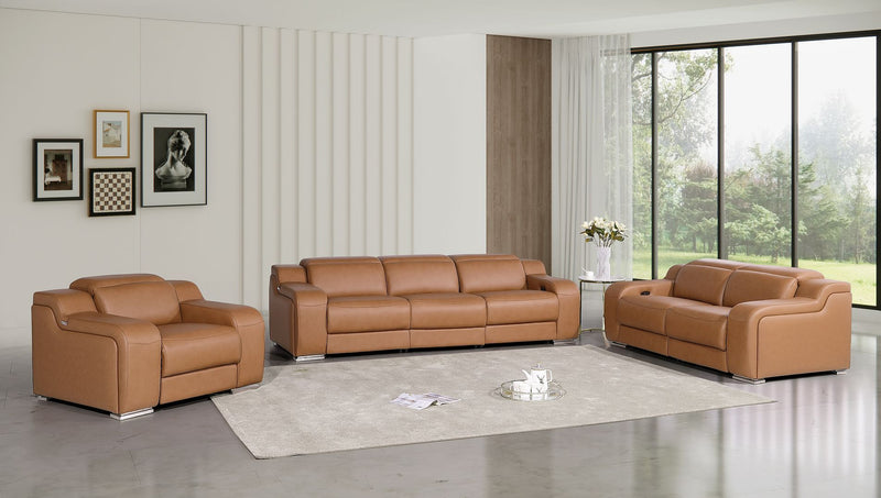1116 - 6-Piece Modular Power Reclining Sofa, Loveseat & Chair Set In With 5 Power Recliners & Power Headrests - R&R Furniture Gallery (Fountain Valley, CA)