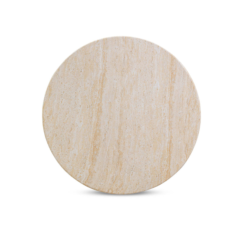 Amora - Indoor / Outdoor Nesting Accent Tables (Set of 2) - Travertine - R&R Furniture Gallery (Fountain Valley, CA)