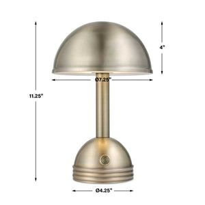 Breece - Rechargeable LED Accent Lamp - Bronze,Gold