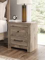 Rusticott - Two Drawer Night Stand - Brown - R&R Furniture Gallery (Fountain Valley, CA)