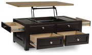 Drazmine - Lift Top Cocktail Table - Brown - R&R Furniture Gallery (Fountain Valley, CA)