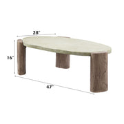 Jacinda - Coffee Table - Weathered Gray & Oak - R&R Furniture Gallery (Fountain Valley, CA)