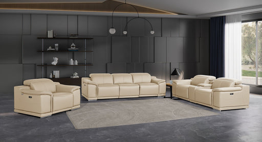9762 - 7-Piece Modular Power Reclining Sofa, Loveseat And Chair Set With 5 Power Recliners In - R&R Furniture Gallery (Fountain Valley, CA)
