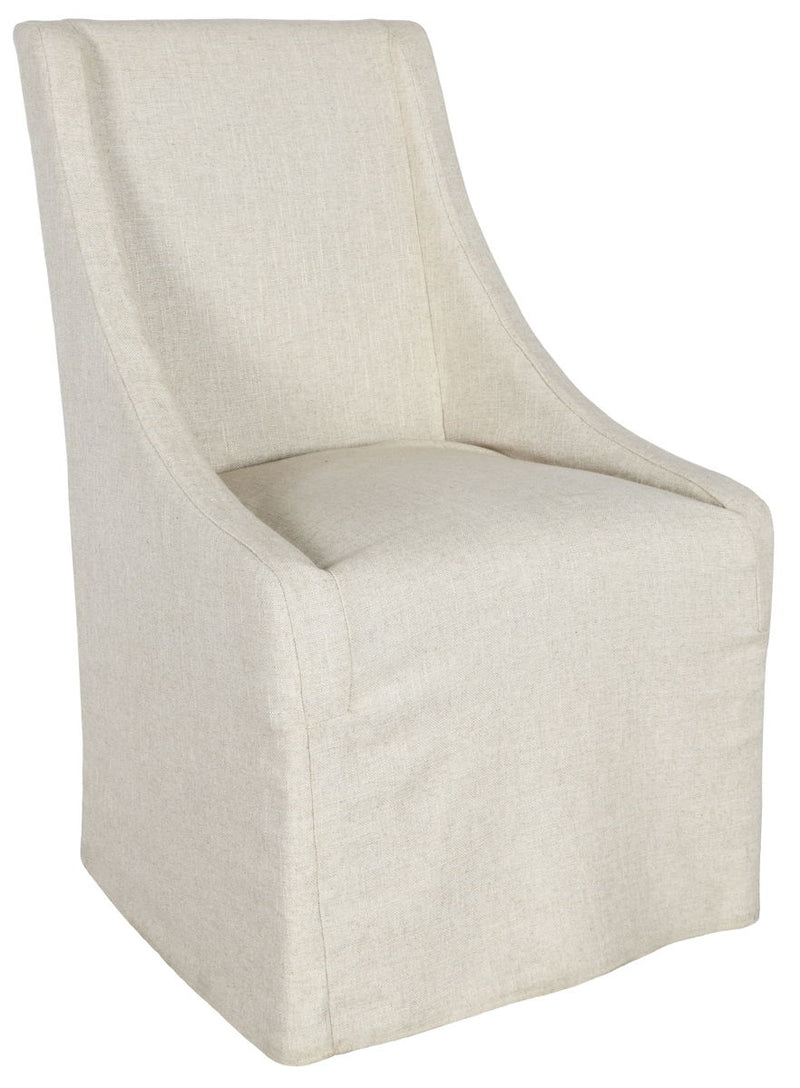Warwick - Upholstered Rolling Dining Chair - R&R Furniture Gallery (Fountain Valley, CA)
