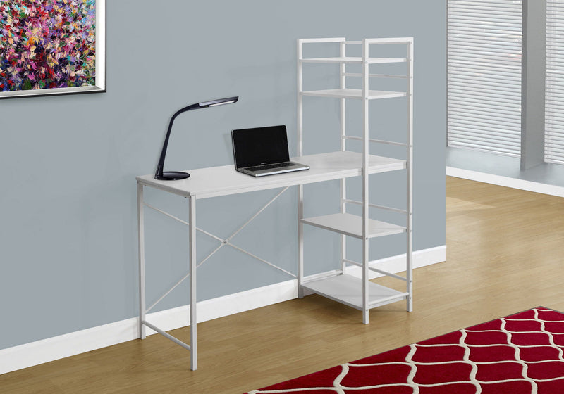 Computer Desk For Home Office, Laptop Storage Shelves - R&R Furniture Gallery (Fountain Valley, CA)