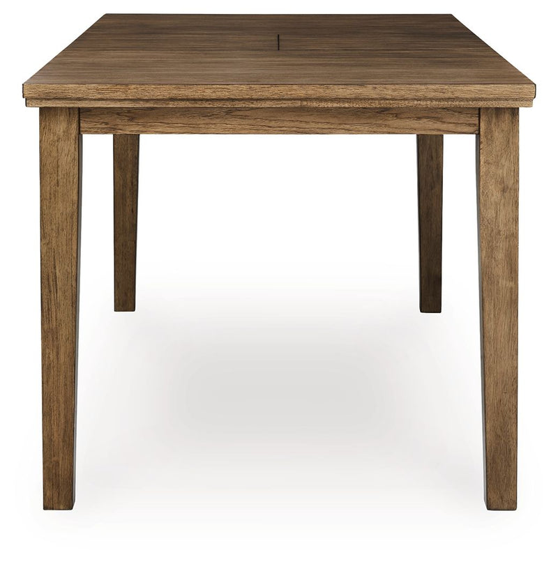 Urbinforte - Counter Height Dining Extension Table - Light Brown - R&R Furniture Gallery (Fountain Valley, CA)