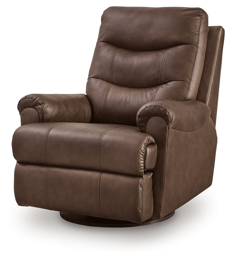Flynwood - Swivel Glider Recliner - R&R Furniture Gallery (Fountain Valley, CA)