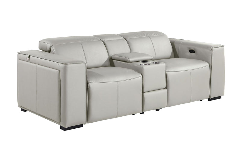 1224 - 6-Piece Modular Power Reclining Sofa, Loveseat & Chair Set In With 5 Power Recliners & Power Headrests