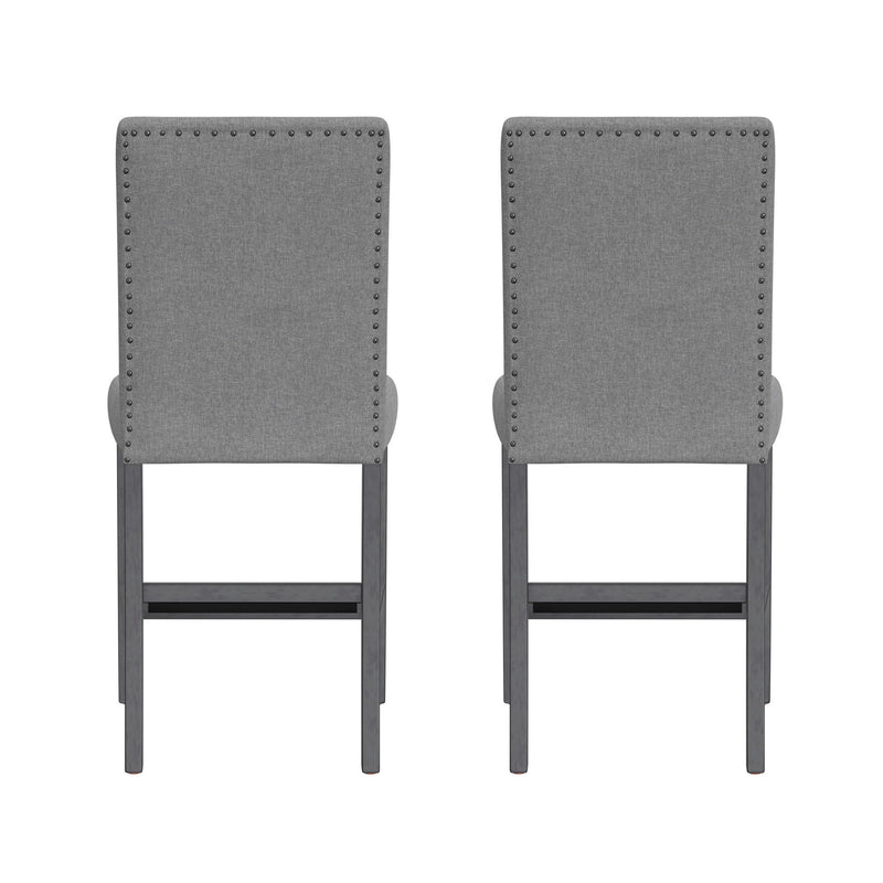 Zeph - Upholstered Barstools (Set of 2) - R&R Furniture Gallery (Fountain Valley, CA)