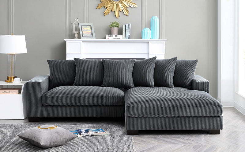 Luxe - Oversized 2 Piece Sectional Couches For Living Room, L Shaped Sofa With Chaise - R&R Furniture Gallery (Fountain Valley, CA)