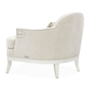 La Marisia - Chenille Matching Chair - Tranquil / Creamy Pearl - R&R Furniture Gallery (Fountain Valley, CA)