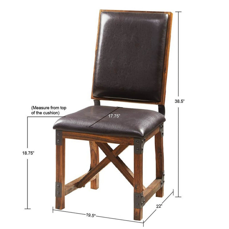 Lancaster - Dining Chair Upholstery - Chocolate - R&R Furniture Gallery (Fountain Valley, CA)