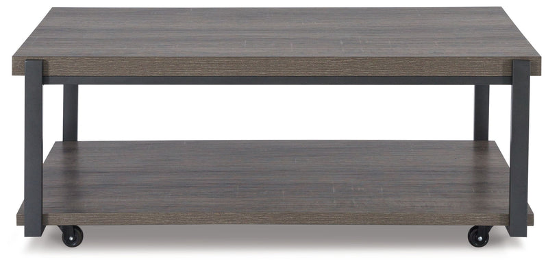 Wilmaden - Occasional Table Set (Set of 3) - Gray / Black - R&R Furniture Gallery (Fountain Valley, CA)