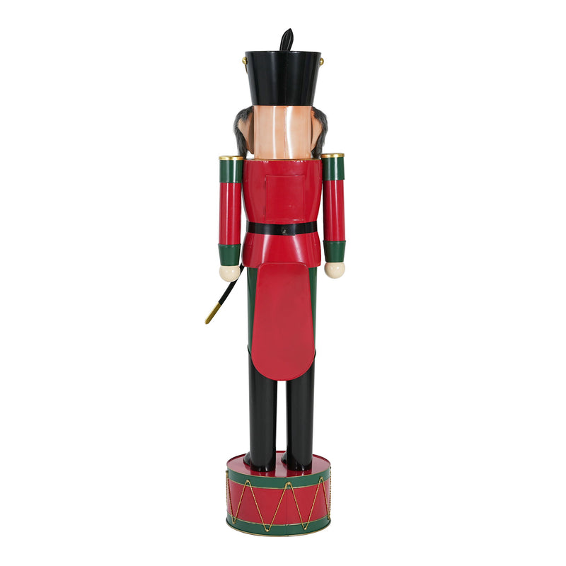 Colorful green and red Noble House classic nutcracker holiday decor for Christmas display.