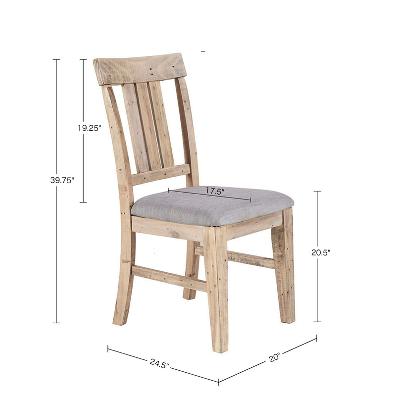 Sonoma - 4 Piece Dining Set - Natural - R&R Furniture Gallery (Fountain Valley, CA)