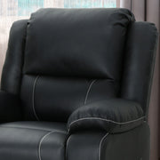 Stylish Wide Manual Swivel Standard Recliner - R&R Furniture Gallery (Fountain Valley, CA)