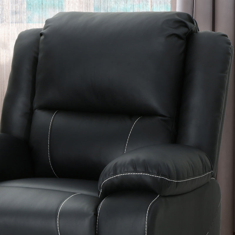 Stylish Wide Manual Swivel Standard Recliner - R&R Furniture Gallery (Fountain Valley, CA)