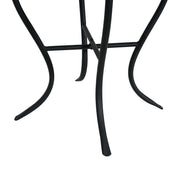 Outdoor Round Side Table With Mosaic Style Top And Curved Iron Legs - R&R Furniture Gallery (Fountain Valley, CA)
