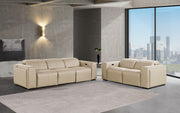1224 - 5-Piece Modular Power Reclining Sofa And Loveseat Set In With 4 Power Recliners & Power Headrests - R&R Furniture Gallery (Fountain Valley, CA)