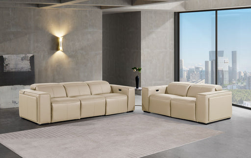 1224 - 5-Piece Modular Power Reclining Sofa And Loveseat Set In With 4 Power Recliners & Power Headrests - R&R Furniture Gallery (Fountain Valley, CA)