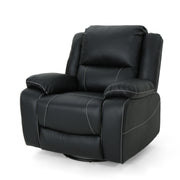 Stylish Wide Manual Swivel Standard Recliner - R&R Furniture Gallery (Fountain Valley, CA)