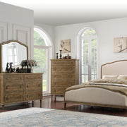 5 Drawer Chest With Construction - Taupe - R&R Furniture Gallery (Fountain Valley, CA)