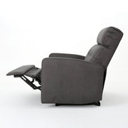 Alma - Contemporary Upholstered Loveseat Recliner - Slate - R&R Furniture Gallery (Fountain Valley, CA)