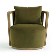 Paolo - Textured Weave Swivel Chair - R&R Furniture Gallery (Fountain Valley, CA)