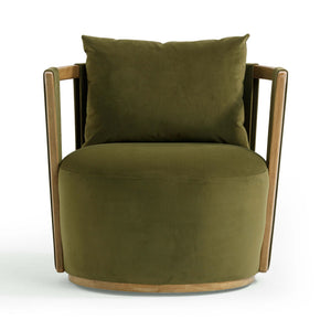 Paolo - Textured Weave Swivel Chair - R&R Furniture Gallery (Fountain Valley, CA)