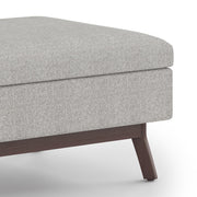 Owen - Upholstered Rectangular Storage Ottoman - R&R Furniture Gallery (Fountain Valley, CA)