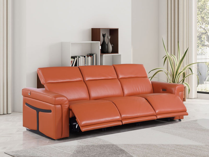 1126 - 3-Piece Modular Power Reclining Sofa In With 3 Power Recliners & Power Headrests