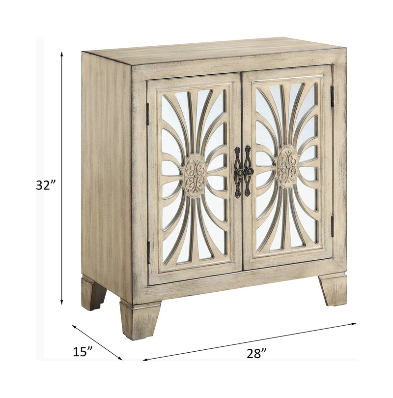 Nalani - Console Cabinet - Antique White - R&R Furniture Gallery (Fountain Valley, CA)