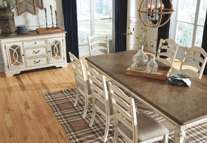 Realyn - Rectangular Dining Room Extension Table - Chipped White - R&R Furniture Gallery (Fountain Valley, CA)