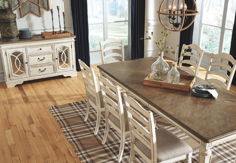Realyn - Rectangular Dining Room Extension Table - Chipped White - R&R Furniture Gallery (Fountain Valley, CA)