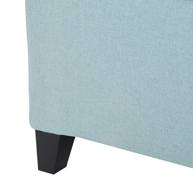 Contemporary Storage Ottoman Bench With Upholstery - R&R Furniture Gallery (Fountain Valley, CA)
