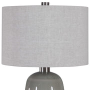 Light brown ceramic table lamp by Uttermost featuring a classic design, perfect for adding warmth to living spaces.