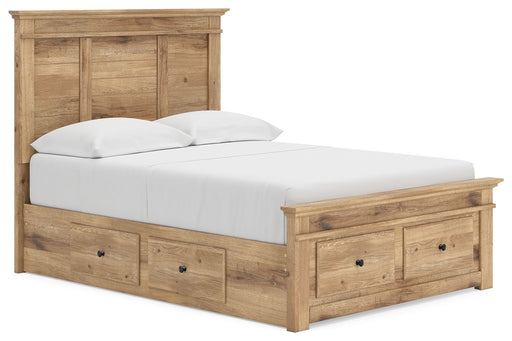 Makidern - Panel Storage Bed With Under Bed Storage Unit And Storage Footboard - R&R Furniture Gallery (Fountain Valley, CA)