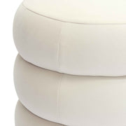 Stefanie - Velvet Ottoman - R&R Furniture Gallery (Fountain Valley, CA)