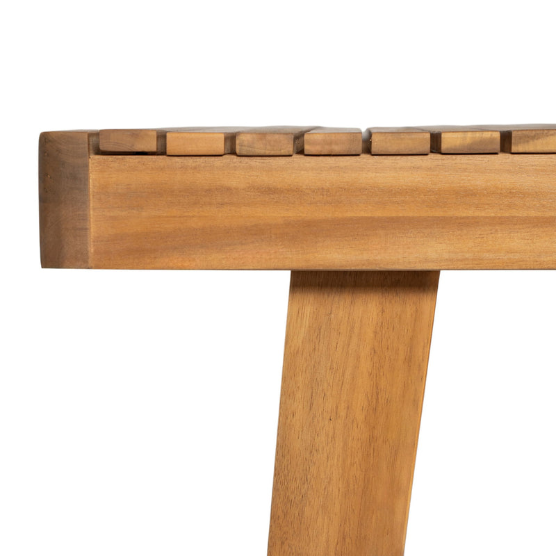 Outdoor Dining Table With Slatted Top, Ideal For Patio - R&R Furniture Gallery (Fountain Valley, CA)