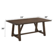 Kaelyn - Dining Table - Dark Oak - R&R Furniture Gallery (Fountain Valley, CA)