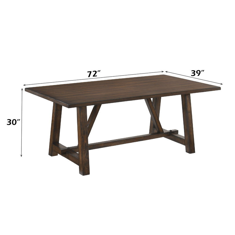 Kaelyn - Dining Table - Dark Oak - R&R Furniture Gallery (Fountain Valley, CA)
