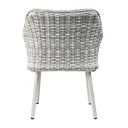 Tashay - 3 Piece Patio Bistro Set - Green Fabric & Beige Wicker - R&R Furniture Gallery (Fountain Valley, CA)