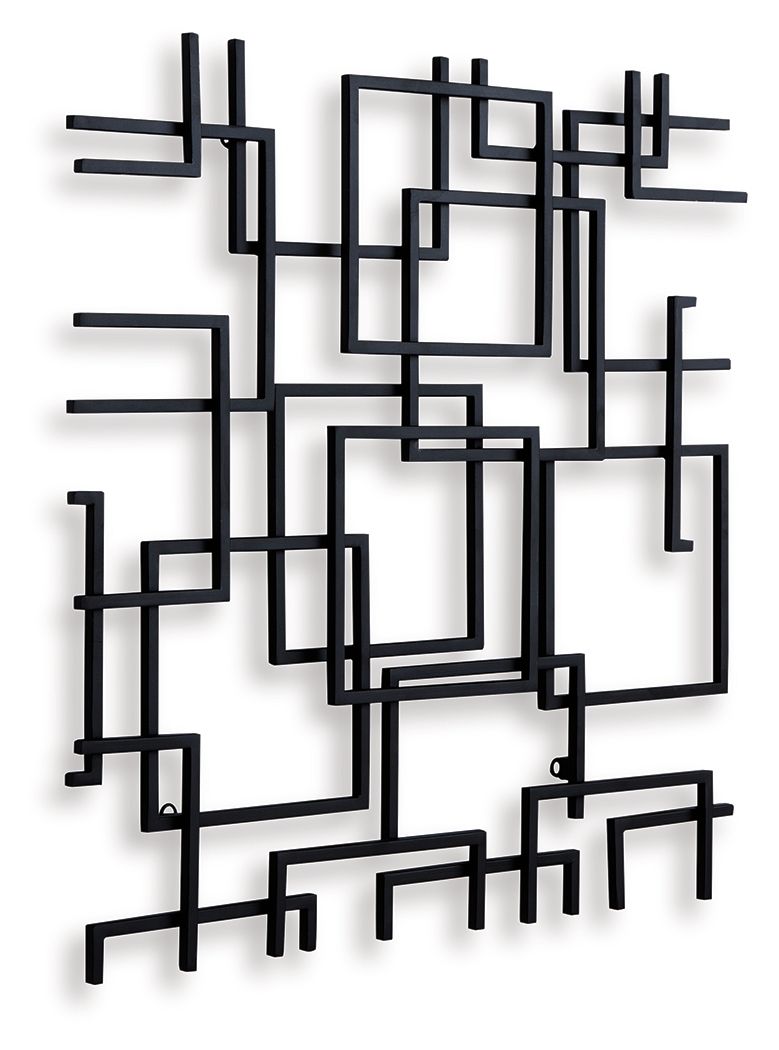 Aadanton - Wall Decor - Black - R&R Furniture Gallery (Fountain Valley, CA)