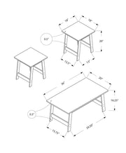 Table Set, Coffee, End, Side, Accent, Living Room Transitional (Set of 3) - R&R Furniture Gallery (Fountain Valley, CA)